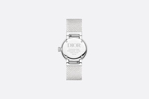 La D My Dior • Ø 25 mm, Steel and Diamonds
