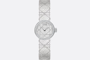 La Mini D My Dior • Ø 19 mm, Steel and Diamonds