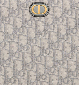 Medium 30 Montaigne Pouch • Gray Dior Oblique Jacquard