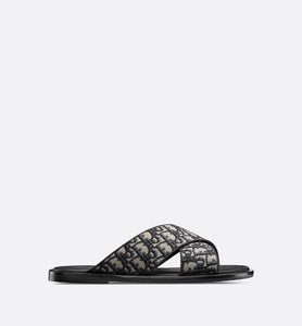 Dior Alias Sandal • Beige and Black Dior Oblique Jacquard
