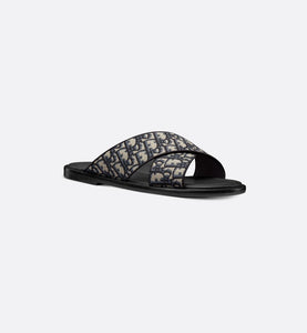 Dior Alias Sandal • Beige and Black Dior Oblique Jacquard