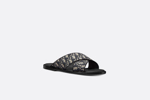 Dior Alias Sandal • Beige and Black Dior Oblique Jacquard