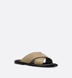 Dior Alias Sandal • Beige Grained Calfskin