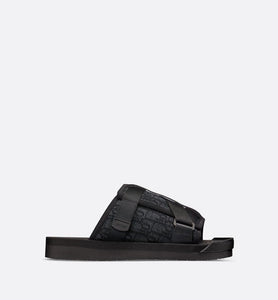Dior Alpha Sandal • Black Dior Oblique Jacquard