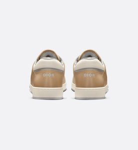 B27 Low-Top Sneaker • Beige and Cream Smooth Calfskin with Cream Dior Oblique Jacquard