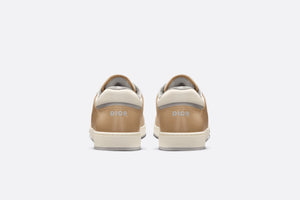 B27 Low-Top Sneaker • Beige and Cream Smooth Calfskin with Cream Dior Oblique Jacquard