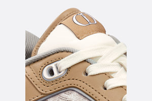 B27 Low-Top Sneaker • Beige and Cream Smooth Calfskin with Cream Dior Oblique Jacquard