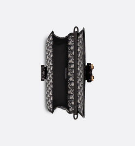 Gallop Bag with Strap • Beige and Black Dior Oblique Jacquard