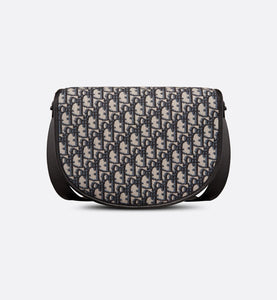 Gallop Bag with Strap • Beige and Black Dior Oblique Jacquard