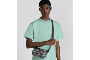 【機能性バツグン♪】DIOR★DIOR OBLIQUE ROLLER ミニバッグ CHRISTIAN DIOR Oblique Mini Roller Messenger Bag Blue