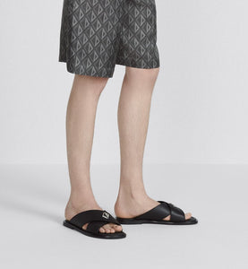 Dior Alias Sandal • Black Grained Calfskin