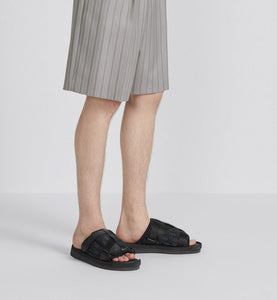 Dior Alpha Sandal • Black Dior Oblique Jacquard