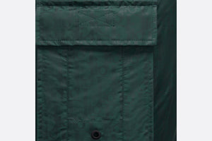 Dior Oblique Swim Shorts • Deep Green Technical Fabric