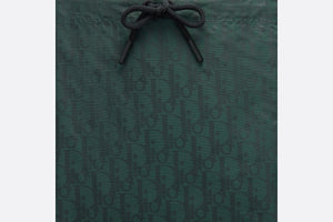 Dior Oblique Swim Shorts • Deep Green Technical Fabric
