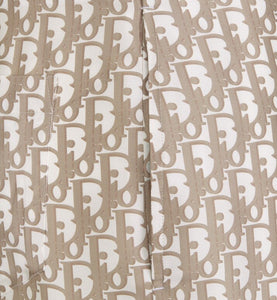 Dior Oblique Bermuda Shorts • Beige Silk Twill
