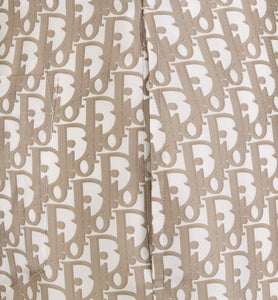 Dior Oblique Bermuda Shorts • Beige Silk Twill