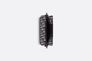 Dior Lingot Pouch • Beige and Black Dior Oblique Jacquard and Black Grained Calfskin