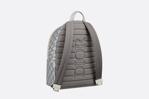 Rider Backpack • Dior Gray CD Diamond Canvas and Smooth Calfskin