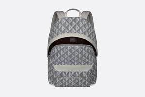 Rider Backpack • Dior Gray CD Diamond Canvas and Smooth Calfskin