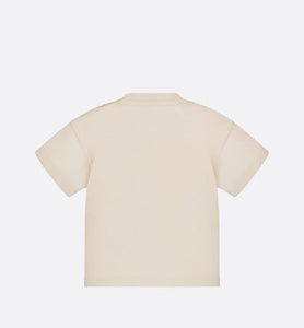Baby T-Shirt • Light Beige Thick Cotton Jersey