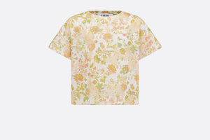 Kid's T-Shirt • Multicolor Cotton Jersey with Floral Print