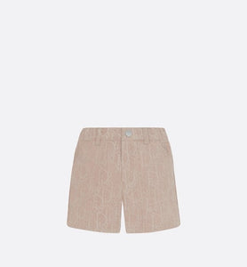 Baby Shorts • Beige Dior Oblique Cotton Denim