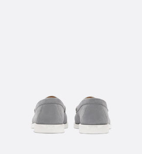 Dior Granville Loafer • Dior Gray Suede and Dior Oblique Jacquard