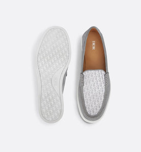 Dior Granville Loafer • Dior Gray Suede and Dior Oblique Jacquard