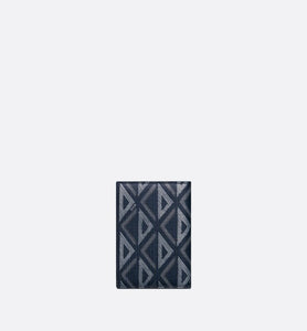 Bi-Fold Card Holder • Navy Blue CD Diamond Canvas