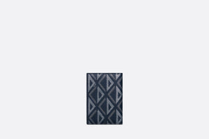 Bi-Fold Card Holder • Navy Blue CD Diamond Canvas