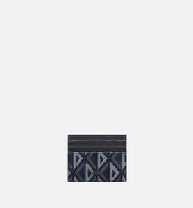 Card Holder • Navy Blue CD Diamond Canvas