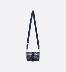Dior Hit The Road Mini Bag • Navy Blue CD Diamond Canvas