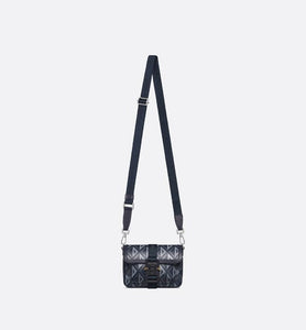 Dior Hit The Road Mini Bag • Navy Blue CD Diamond Canvas