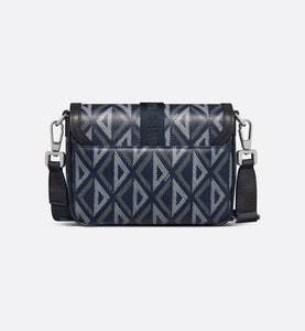 Dior Hit The Road Mini Bag • Navy Blue CD Diamond Canvas