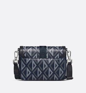 Dior Hit The Road Mini Bag • Navy Blue CD Diamond Canvas