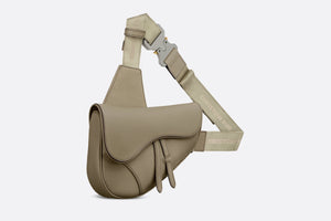 Saddle Bag • Beige Grained Calfskin