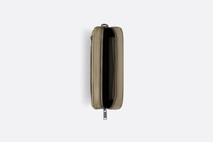 Toiletry Bag • Beige Grained Calfskin with CD Icon Signature