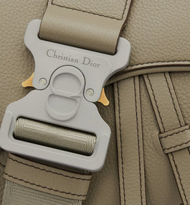 Saddle Bag • Beige Grained Calfskin