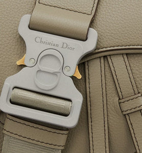 Saddle Bag • Beige Grained Calfskin