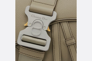 Saddle Bag • Beige Grained Calfskin
