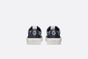 B101 Sneaker • Navy Blue CD Diamond Canvas, Smooth Calfskin and Nubuck