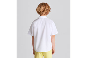 Kid's Shirt • White Cotton Poplin