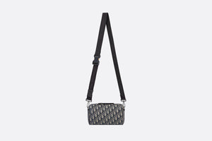 Dior Lingot 22 Bag • Beige and Black Dior Oblique Jacquard