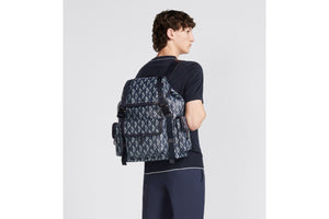 Dior Hit The Road Backpack • Navy Blue CD Diamond Canvas