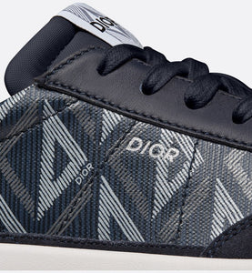 B101 Sneaker • Navy Blue CD Diamond Canvas, Smooth Calfskin and Nubuck
