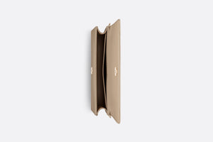 Lady Dior Pouch • Sand-Colored Cannage Lambskin