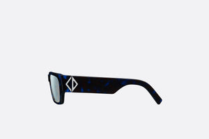 CD Diamond S5I  • Blue Tortoiseshell-Effect Square Sunglasses