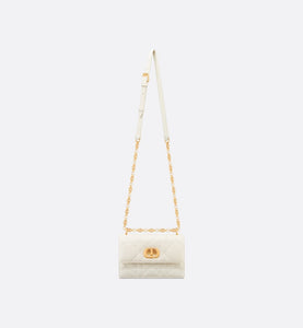 Mini Miss Caro Bag • Latte Macrocannage Lambskin