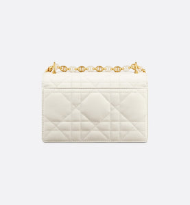 Mini Miss Caro Bag • Latte Macrocannage Lambskin