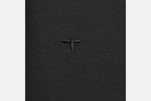 Straight Dress • Black Wool and Silk